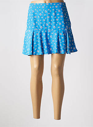 Jupe short tissage crêpe bleu TIFFOSI fille