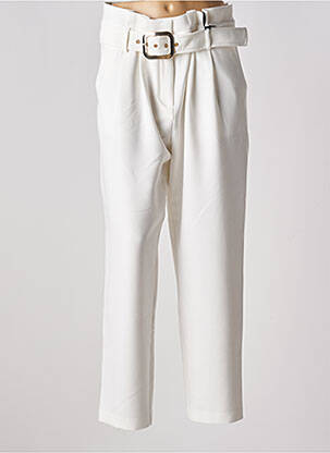 Pantalon droit blanc MORGAN pour femme