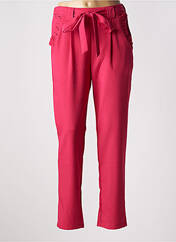 Pantalon droit rose EMMA & ELLA pour femme seconde vue