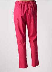 Pantalon droit rose EMMA & ELLA pour femme seconde vue