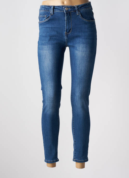 Jeans coupe slim bleu NINA CARTER pour femme