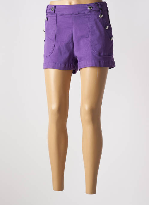 Short violet MORGAN pour femme