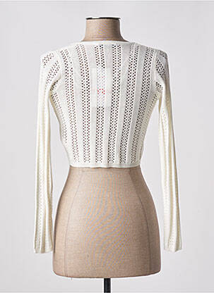 Gilet manches longues coupe cintrée beige TIFFOSI femme