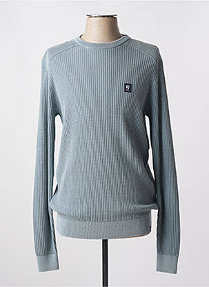 Pull col rond manches longues bleu GARCIA homme