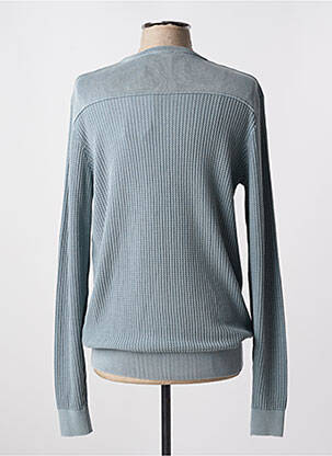 Pull col rond manches longues bleu GARCIA homme
