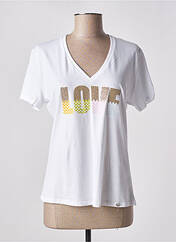 T-shirt blanc PLEASE pour femme seconde vue