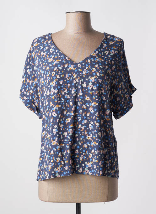 Blouse manches courtes manches courtes gris I.CODE (By IKKS) femme