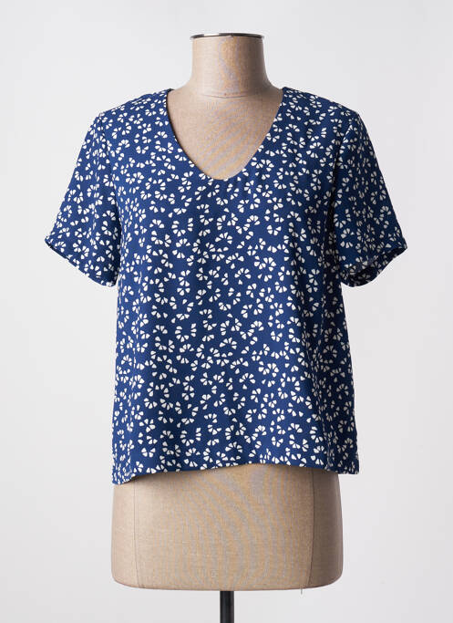 Blouse bleu I.CODE (By IKKS) pour femme