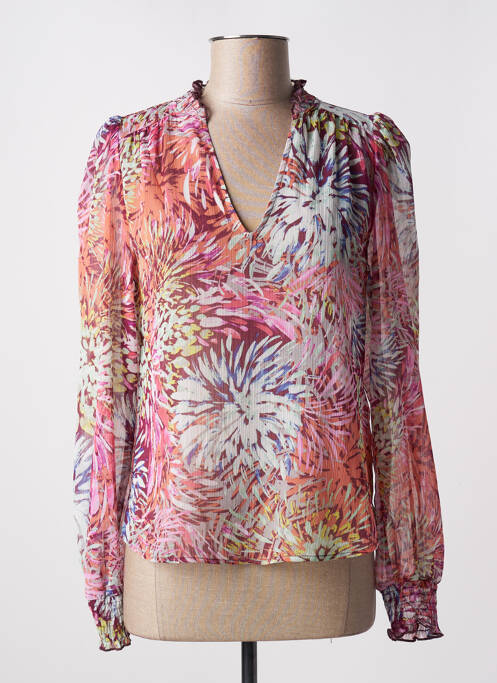 Blouse rose MORGAN pour femme