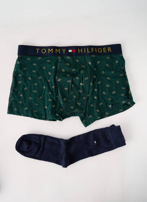 Boxer vert TOMMY HILFIGER pour homme