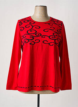 Pull rouge TELMAIL pour femme