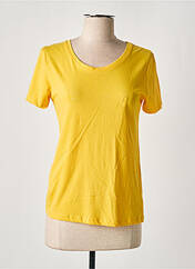 T-shirt jaune FELINO pour femme seconde vue