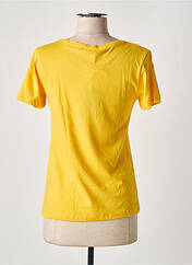 T-shirt jaune FELINO pour femme seconde vue