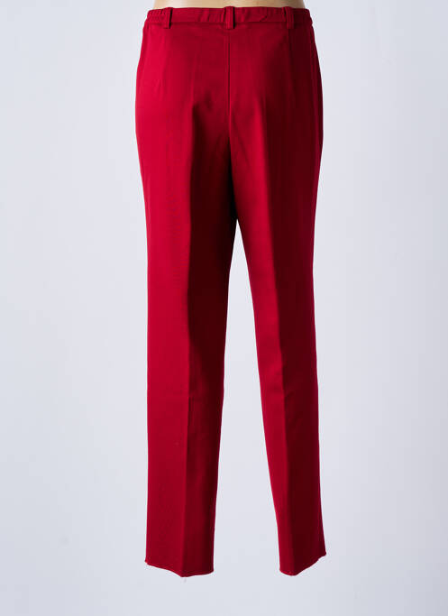 Pantalon droit rouge CHRISTIAN MARRY pour femme