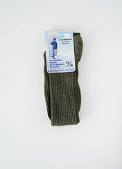 Chaussettes vert PERRIN pour homme seconde vue