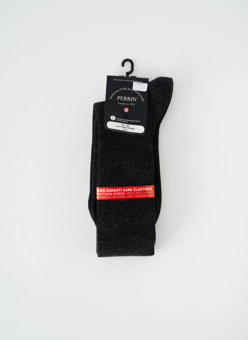 Chaussettes gris PERRIN pour homme