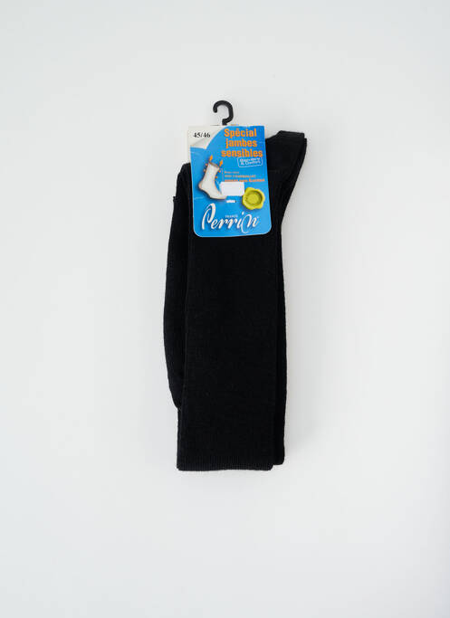 Chaussettes noir PERRIN pour homme