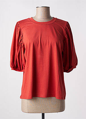T-shirt manches longues manches longues orange IDANO femme