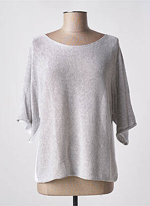 Pull gris M pour femme