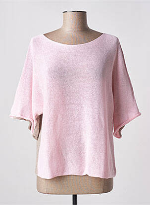 Pull rose M pour femme