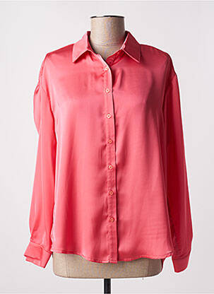 Chemisier coupe fluide manches longues rose ATELIER JAD femme