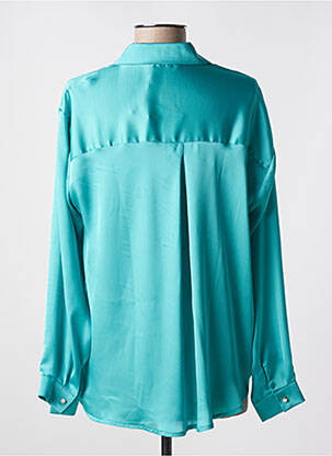 Chemisier coupe fluide manches longues bleu clair ATELIER JAD femme