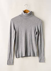 Pull col roulé gris EASY WEAR pour femme seconde vue