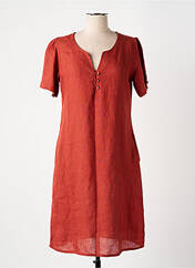 Robe mi-longue orange AGATHE & LOUISE pour femme seconde vue