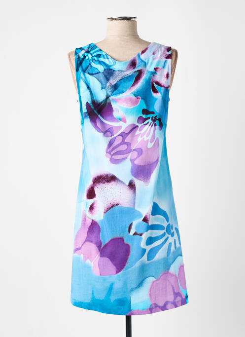 Robe courte bleu AGATHE & LOUISE pour femme