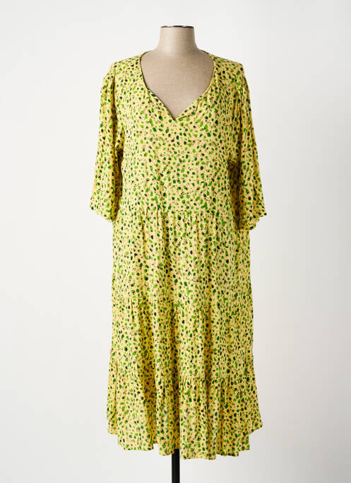 Robe courte jaune AGATHE & LOUISE pour femme