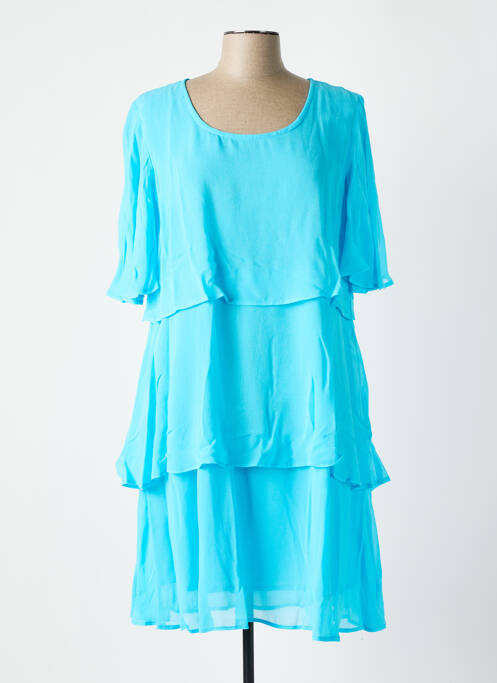 Robe mi-longue bleu AGATHE & LOUISE pour femme