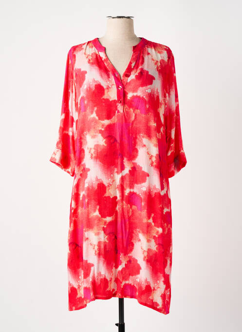 Robe mi-longue rouge AGATHE & LOUISE pour femme