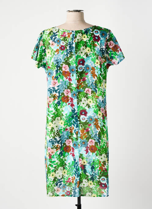 Robe mi-longue vert AGATHE & LOUISE femme