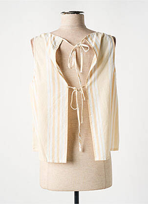 Top sans manche sans manche beige TIFFOSI femme