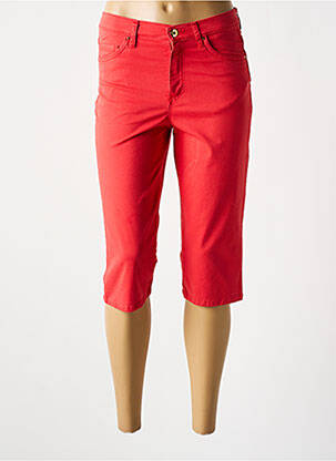 Corsaire stretch taille normale orange LCDN femme