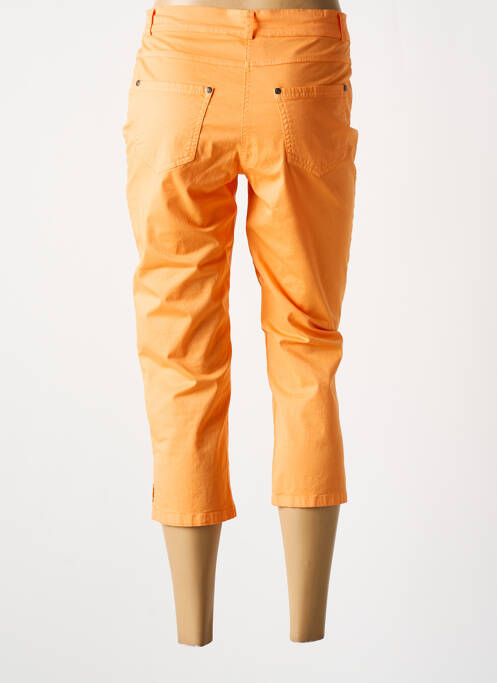 Pantacourt orange GUY DUBOUIS pour femme