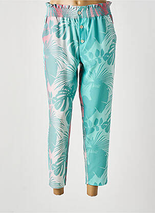 Pantalon 7/8 taille haute taille haute vert LCDN femme