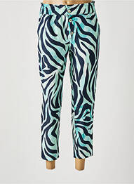 Pantalon 7/8 taille haute taille haute vert LCDN femme
