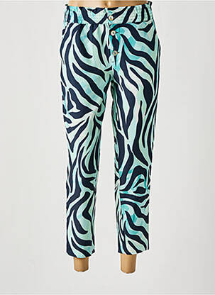 Pantalon 7/8 taille haute taille haute vert LCDN femme