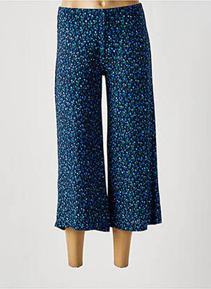 Pantacourt stretch taille haute bleu LCDN femme