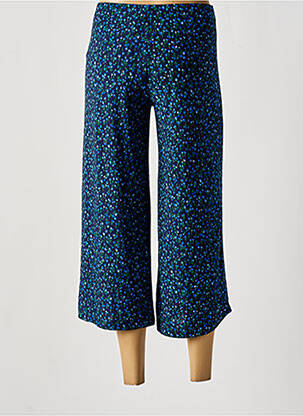 Pantacourt taille haute taille haute bleu LCDN femme