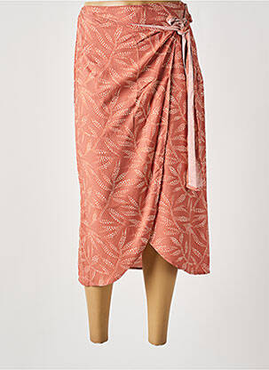 Jupe longue imprimé fantaisie rose TIFFOSI femme