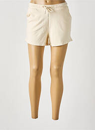 Short coupe droite taille haute beige TIFFOSI femme