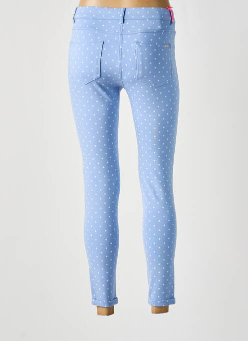 Pantalon 7/8 stretch taille normale bleu LCDN femme