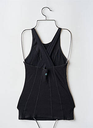 Débardeur sport multisport sans manche noir KITIWAKÉ femme