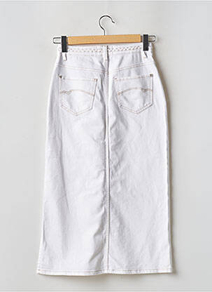 Jupe longue taille haute blanc FREEMAN T.PORTER femme