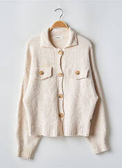 Gilet manches longues beige BROWNIE pour femme seconde vue