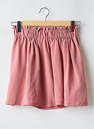 Jupe courte rose SANS MARQUE pour femme