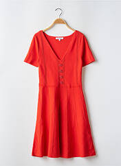 Robe mi-longue rouge MORGAN pour femme seconde vue