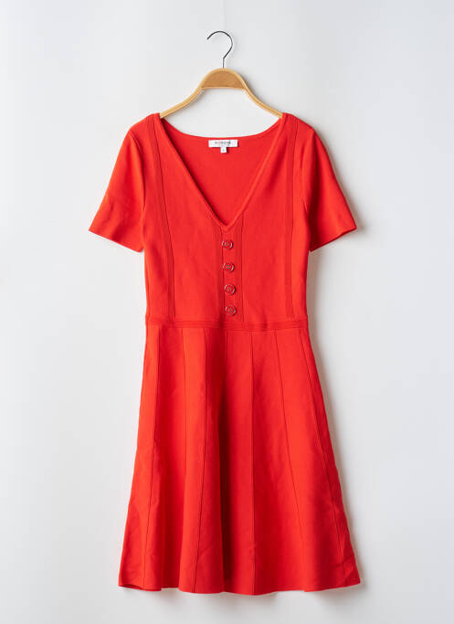 Robe mi-longue rouge MORGAN pour femme